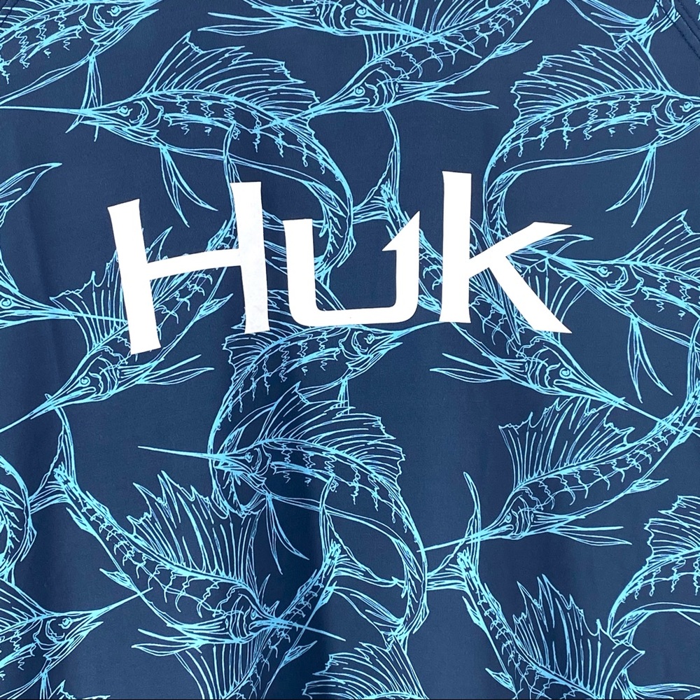 Huk Men's Stackin Bills Pursuit Long Sleeve Shirt - Picture 4 of 7